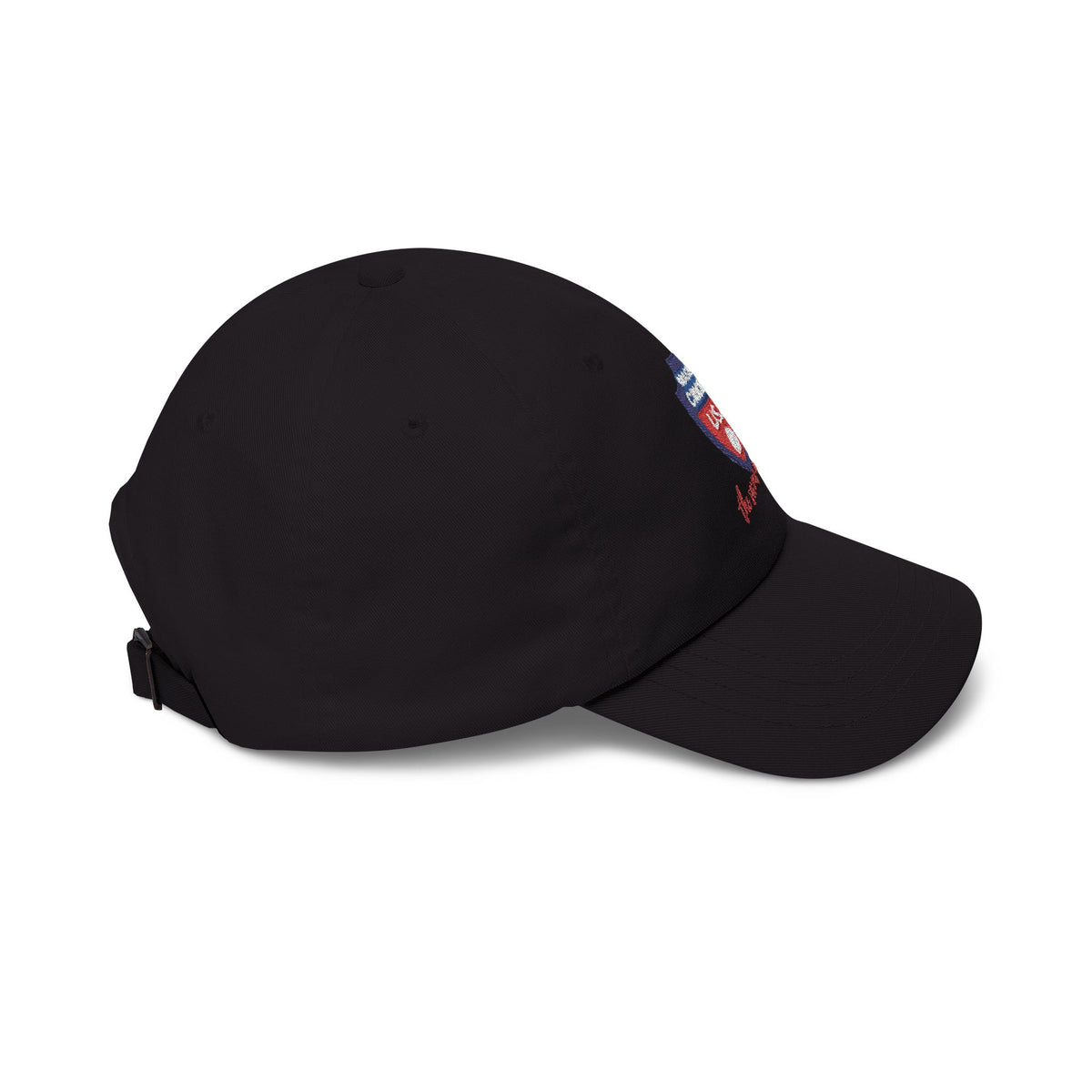Masters Classic Dad Cap - Retro USA Cricket Shield Embroidered Hat
