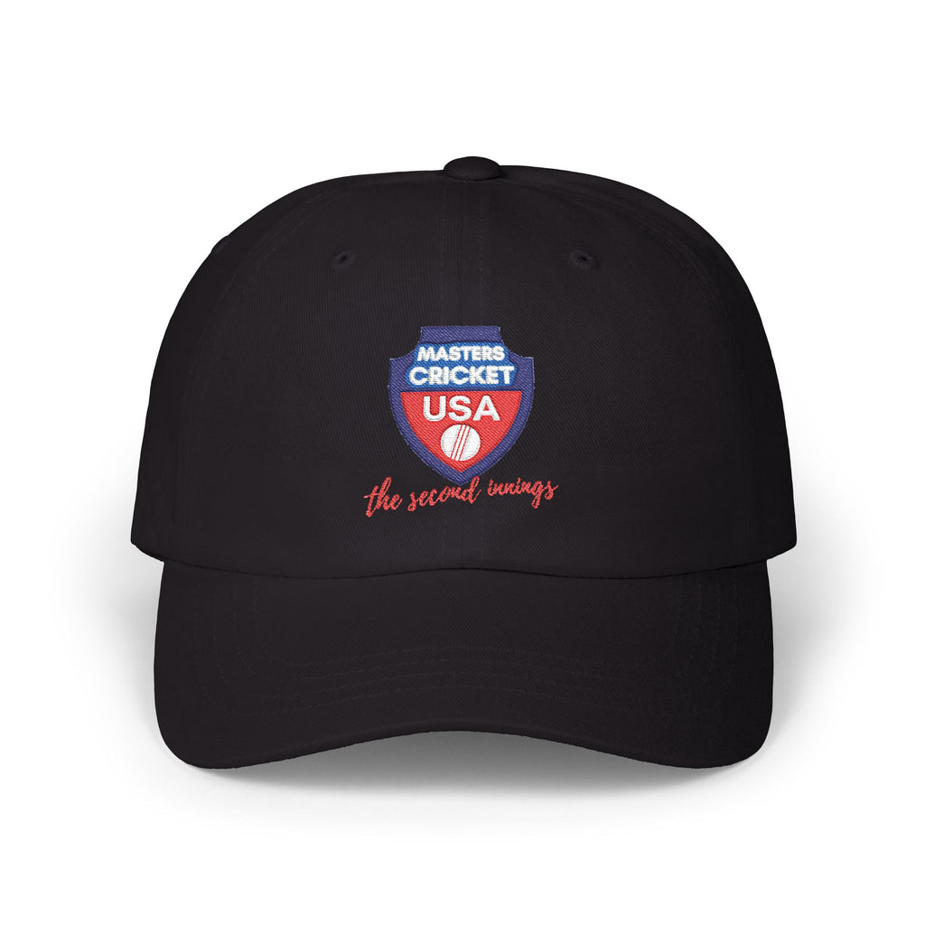Masters Classic Dad Cap - Retro USA Cricket Shield Embroidered Hat