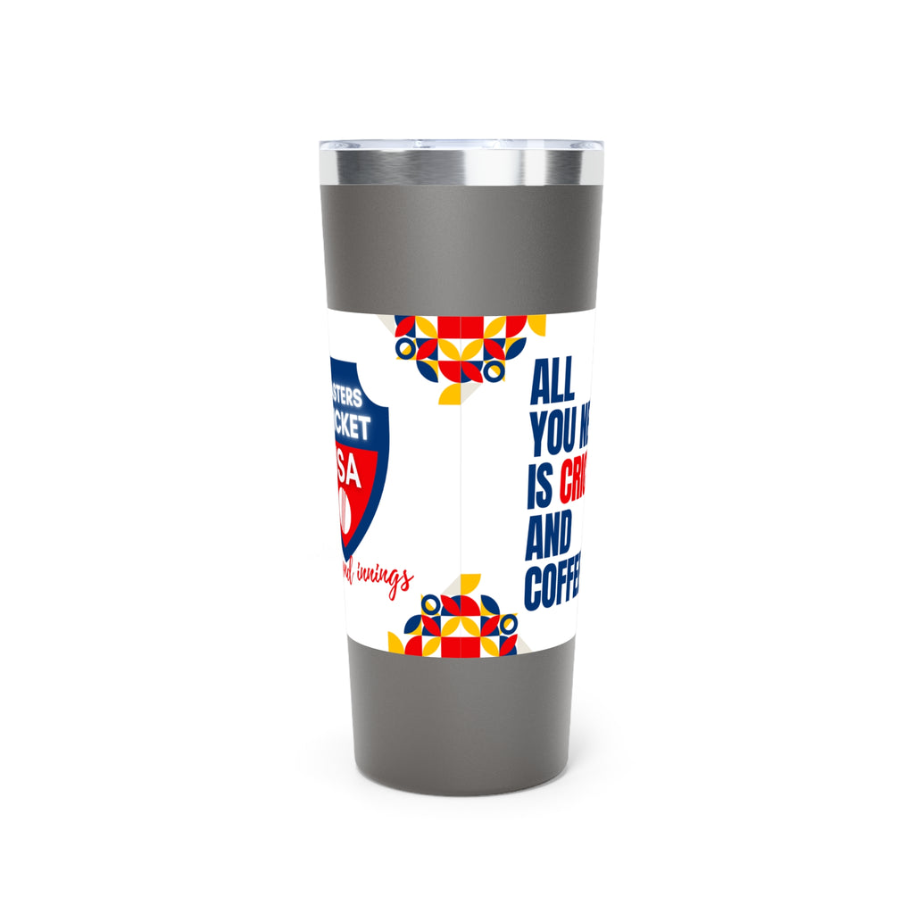 Cricket Gear & Coffee 22oz Insulated Tumbler — Vacuum Copper Travel Cup